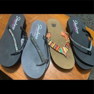 Skechers Flip Flops Size 10